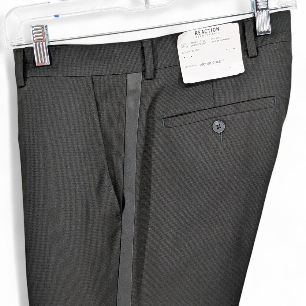 Kenneth Cole Black Dress Pants for Men